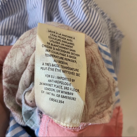 Maeve Medley Open Shoulder Patchwork Tank - Picture 5 of 7